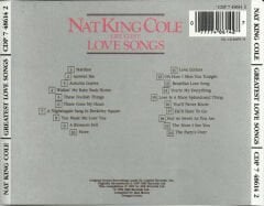 DİKKAT CD !!! Nat King Cole – Greatest Love Songs CD