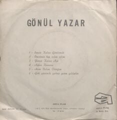 Gönül Yazar – Sensiz Kalan Gönlümde - Gökyüzünde Yalnız Gezen Yıldızlar Mini LP 45'lik