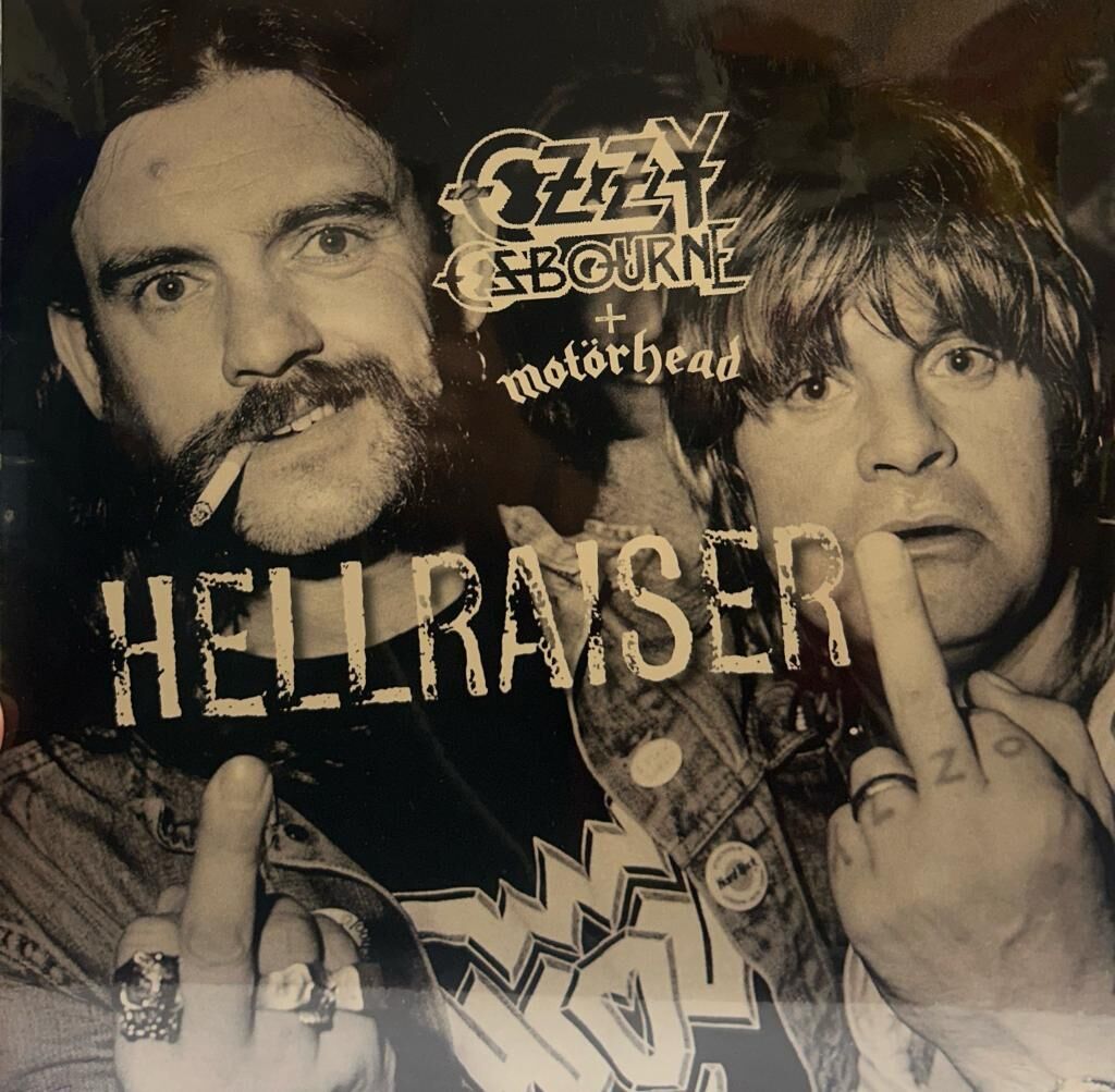 Ozzy Osbourne + Motörhead Lemmy Kilmister – Hellraiser 2021 BASKI 10'' 45REPM SINGLE PLAK