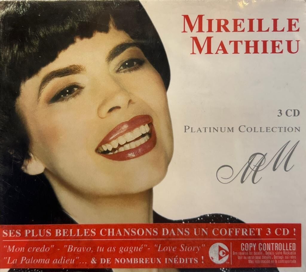 DİKKAT DİKKAT CD CD Mireille Mathieu – Platinum Collection 3XCD BOX SET