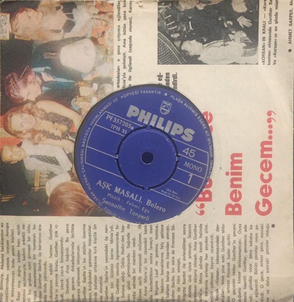 Şecaattin Tanyerli – Aşk Masalı / Bir Kuş Gibi 45'lik