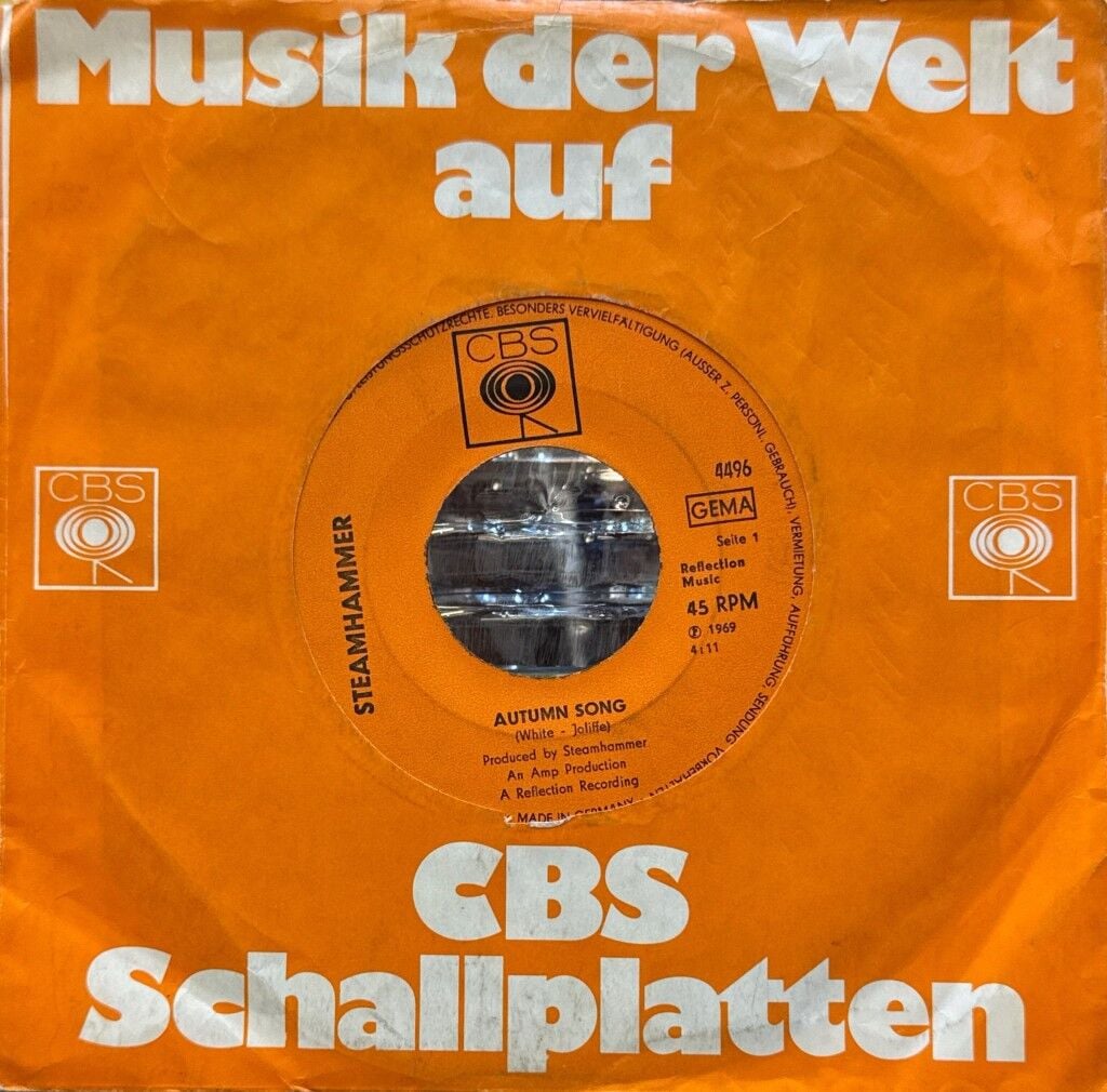 Steamhammer – Autumn Song / Blues For Passing People 45'lik