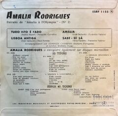 Amalia Rodrigues – Amalia À L'Olympia 45'lik