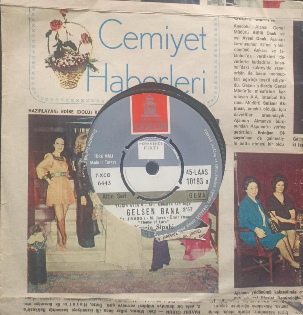 Nesrin Sipahi Ve Yalçın Ateş 6 – Gelsen Bana / Sen İstedin 45'lik