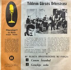 Yıldırım Gürses – Gençliğe Veda / Canım İstanbul 45'lik