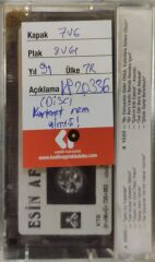 DİKKAT KASET !!! Esin Afşar – Yunus Emre Kaset