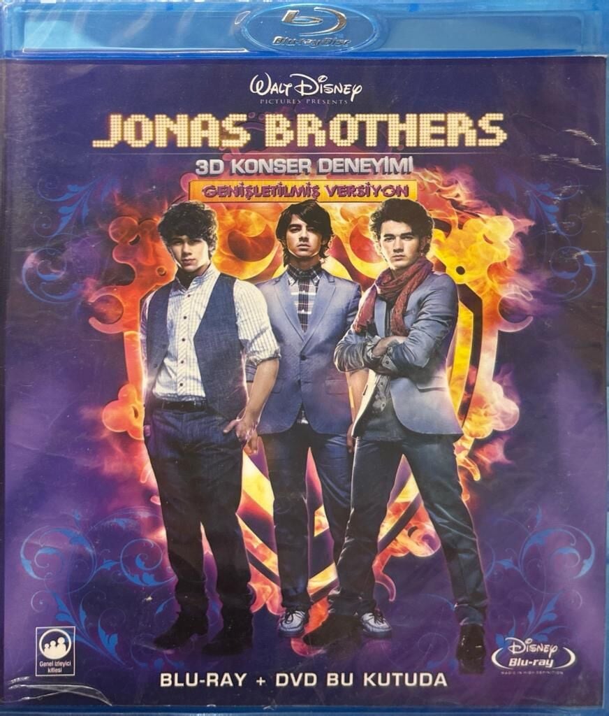 Jonas Brothers ‎– The 3D Concert Experience TAYLOR SWIFT VE DEMI LOVATO KONUK SANATÇILAR BLURAY