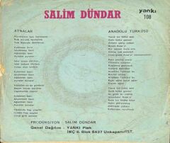 Salim Dündar – Aynalar 45'lik