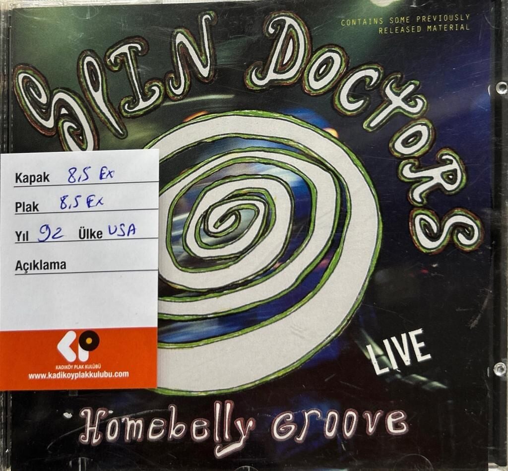 CD - Spin Doctor - Homebelly Groove CD
