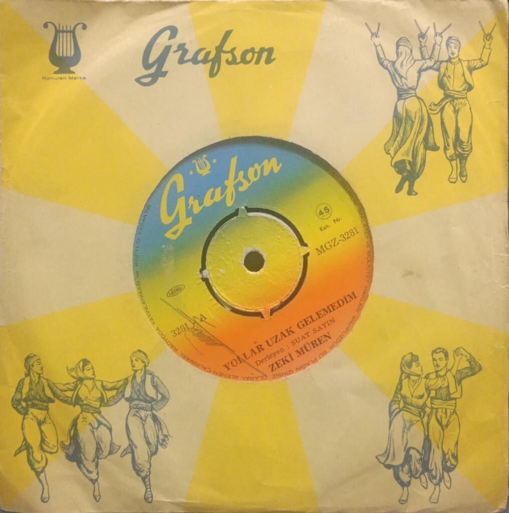 Zeki Müren – Yollar Uzak Gelemedim / Seninle Bir Sonbahar 45'lik