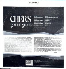 Cher – Cher's Golden Greats LP