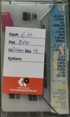 DİKKAT KASET !!! Hüsamettin Ceylan - Bayrağım Mavi Beyaz Kaset