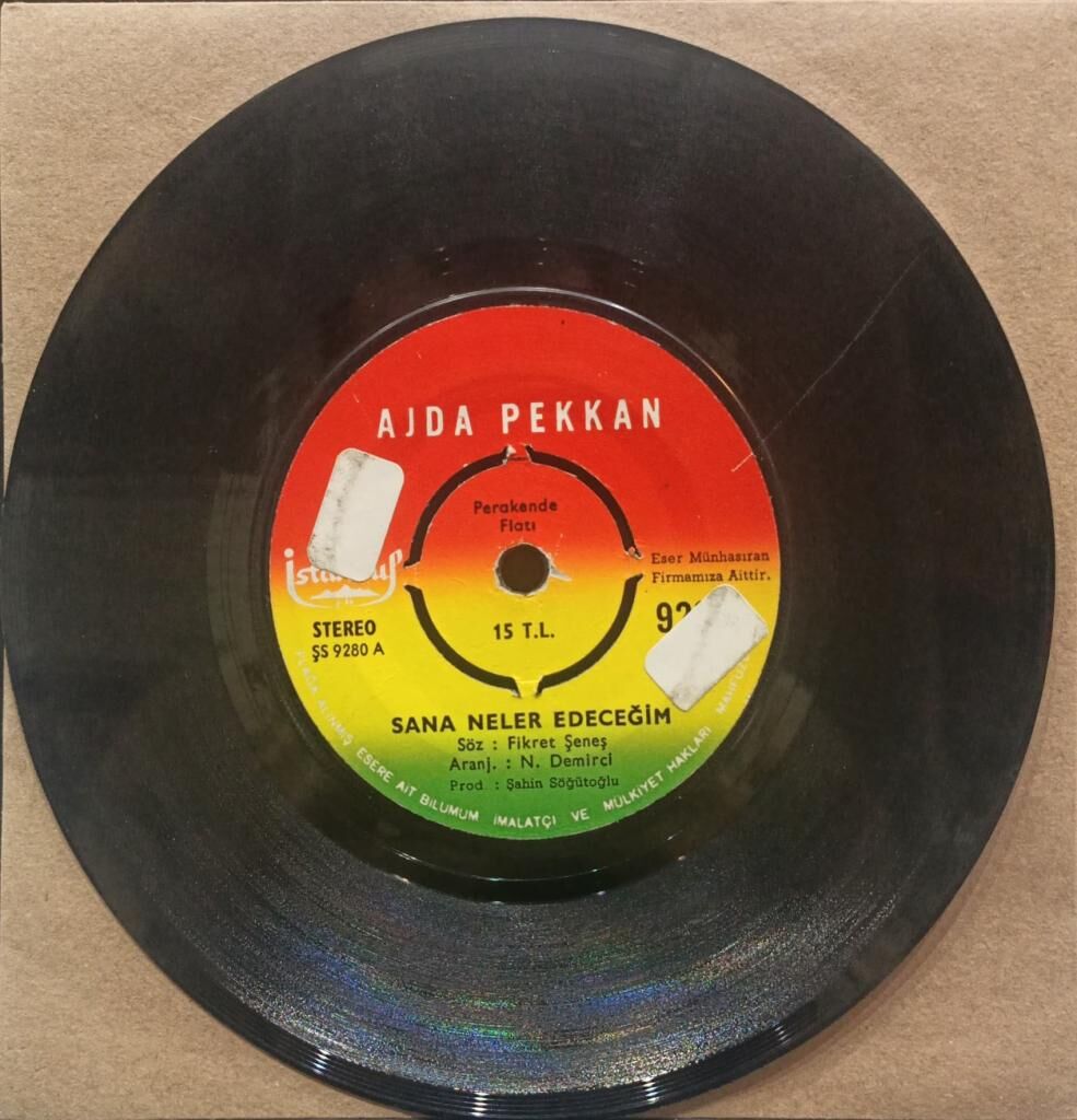 Ajda Pekkan – Sana Neler Edeceğim / Haram Olsun Bu Aşk Sana 45'lik
