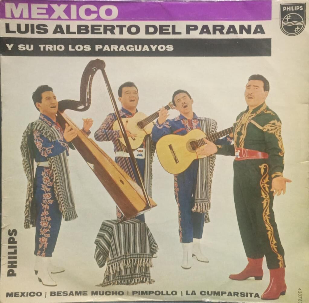 Luis Alberto Del Parana Y Su Trio Los Paraguayos – Mexico 45'lik MİNİ EP