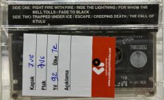Metallica - Ride The Lightning Kaset