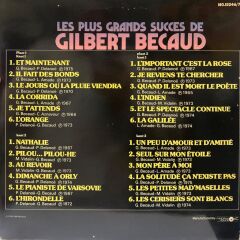 Gilbert Bécaud – Les Plus Grands Succès De Gilbert Bécaud ET MAINTENANT VE NATHALIE BU ALBÜMDE 1976 BASKI 2XLP