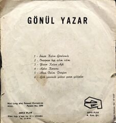 Gönül Yazar – Sensiz Kalan Gönlümde - Gökyüzünde Yalnız Gezen Yıldızlar Mini LP 45'lik