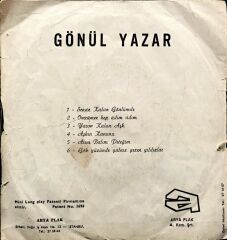 Gönül Yazar – Sensiz Kalan Gönlümde - Gökyüzünde Yalnız Gezen Yıldızlar Mini LP 45'lik
