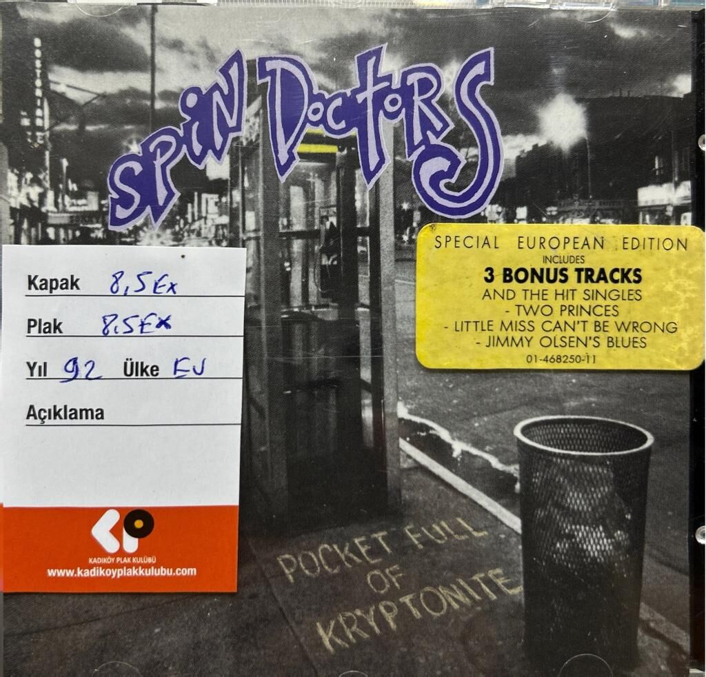 CD Spin Doctors - Rocket full of Kyrptonite CD