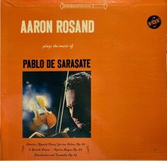 Aaron Rosand-Plays The Music of Pablo De Sarasate LP