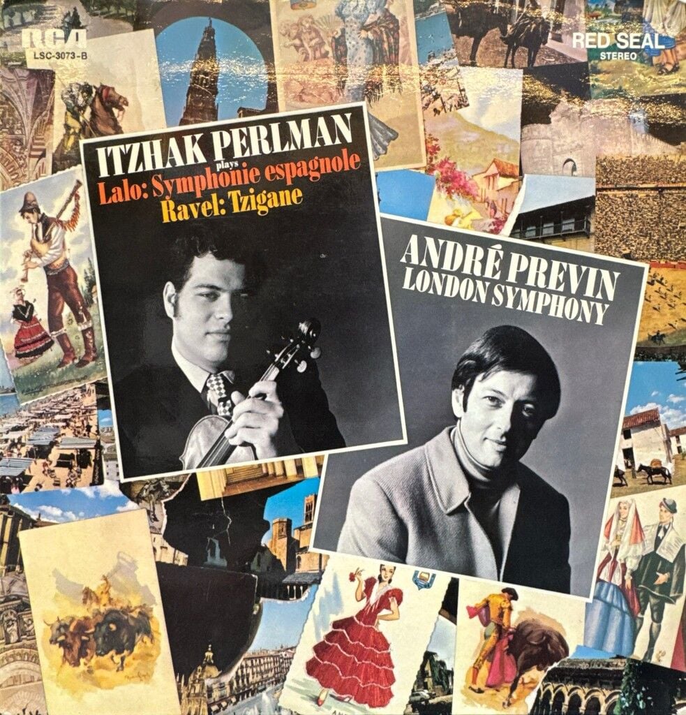 Itzhak Perlman, Lalo, Ravel - André Previn, London Symphony – Symphonie Espagnole – Tzigane LP