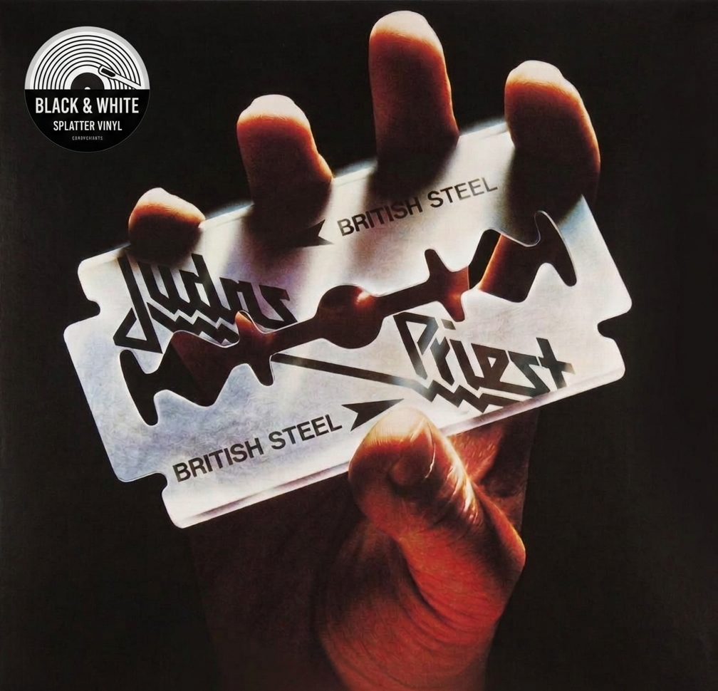 Judas Priest – British Steel (Black & White Splatter LP)