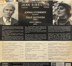 Jean Sibelius - Jorma Hynninen, Ralf Gothoni ‎– Sibelius´ Songs 1975 BASKI LP