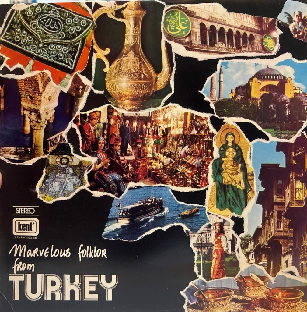 Marvelous Folklor From Turkey Fevzi Atlıoğlu Folklor Grubu Binali Selman Nuray Akın Azerbaycan Silifke Folklor Ekibi 1976 baskı LP