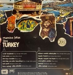 Marvelous Folklor From Turkey Fevzi Atlıoğlu Folklor Grubu Binali Selman Nuray Akın Azerbaycan Silifke Folklor Ekibi 1976 baskı LP