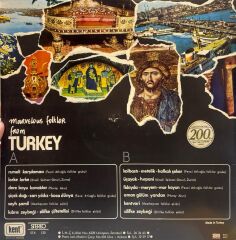 Marvelous Folklor From Turkey Fevzi Atlıoğlu Folklor Grubu Binali Selman Nuray Akın Azerbaycan Silifke Folklor Ekibi 1976 baskı LP