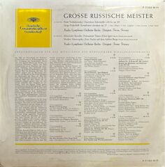 Peter Tschaikowsky ∙ Serge Prokofieff, Alexander Borodin ∙ Modest Mussorgsky, Ferenc Fricsay – Grosse Russische Meister LP