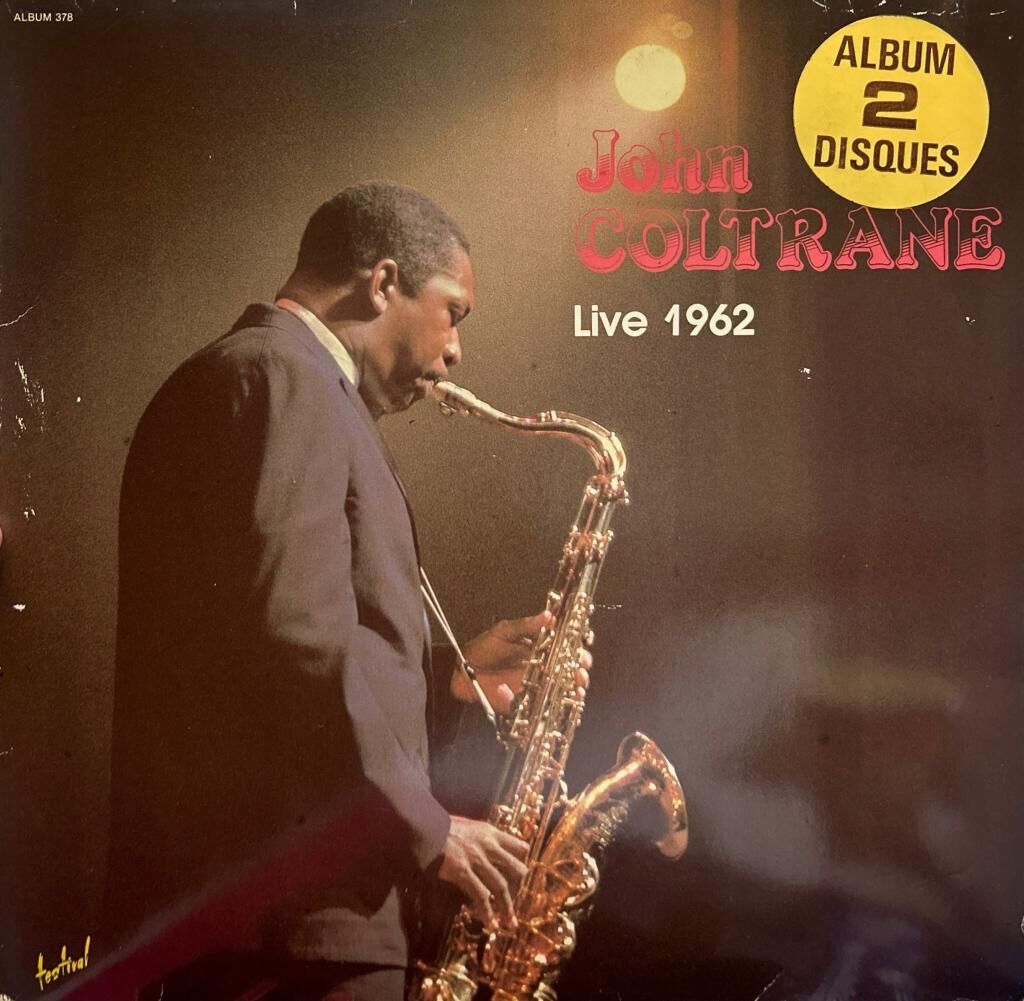 John Coltrane ‎– Live 1962 - ÇİFT PLAK 1983 BASKI LP