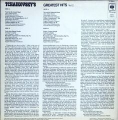 Tchaikovsky's Greatest Hits Vol. 2 LP