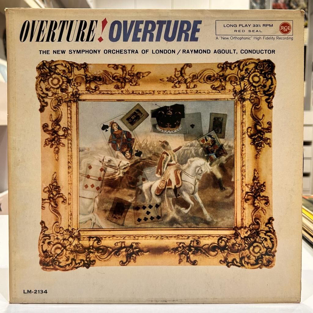 The New Symphony Orchestra Of London • Raymond Agoult ‎– Overture! Overture 1959 BASKI LP