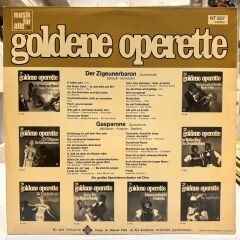 GOLDENE OPERETTE Sari Barabas • Erika Köth • Reinhold Bartel • Kurt Böhme • Heinz-Maria Lins* ‎– Der Zigeunerbaron / Gasparone 1970LER BASKI LP