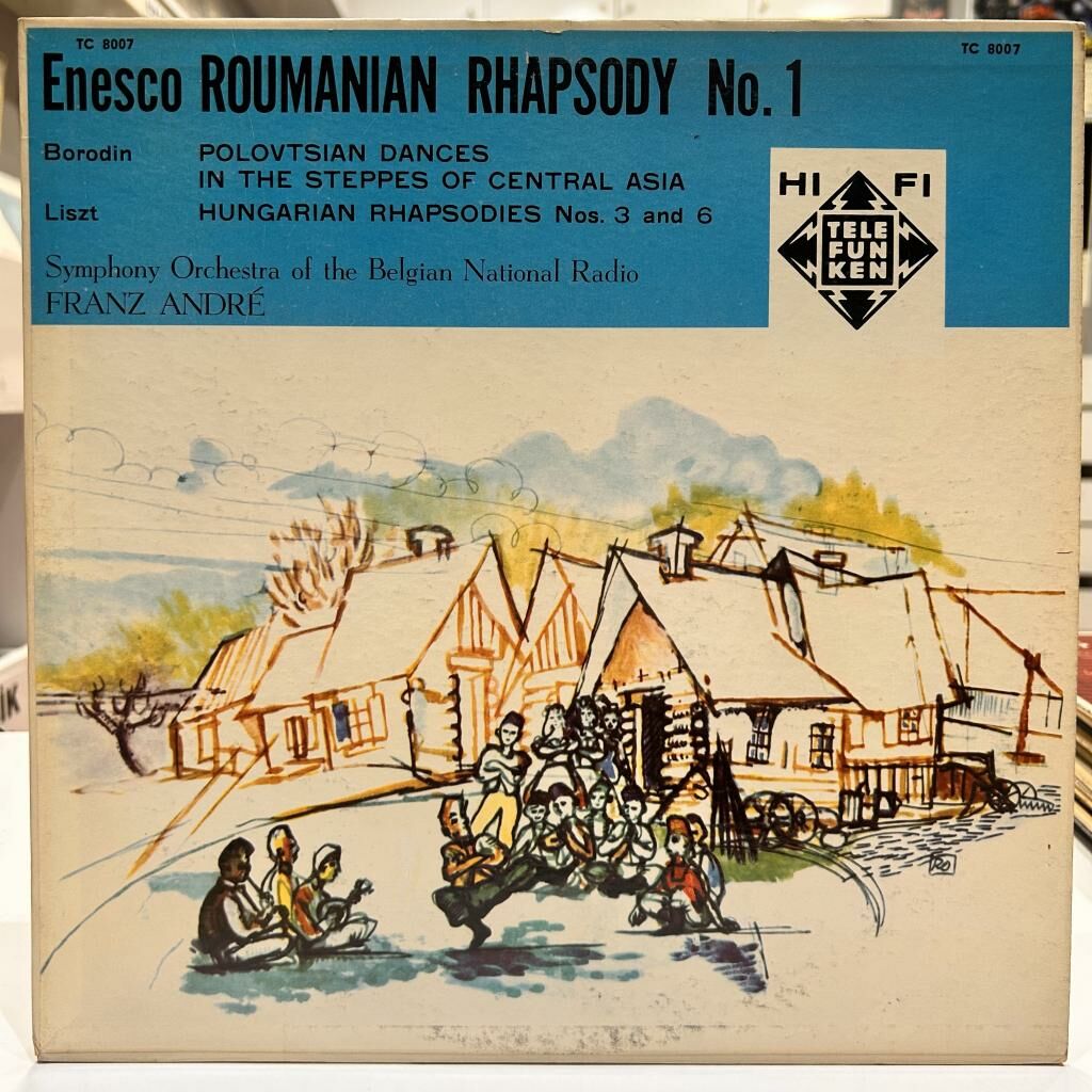 George Enescu, Alexander Borodin, Franz Liszt ‎– Roumanian Rhapsody No.1 / Polovtsian Dances In The Steppes Of Central Asia / Hungarian Rhapsodies Nos. 3 And 6 LP