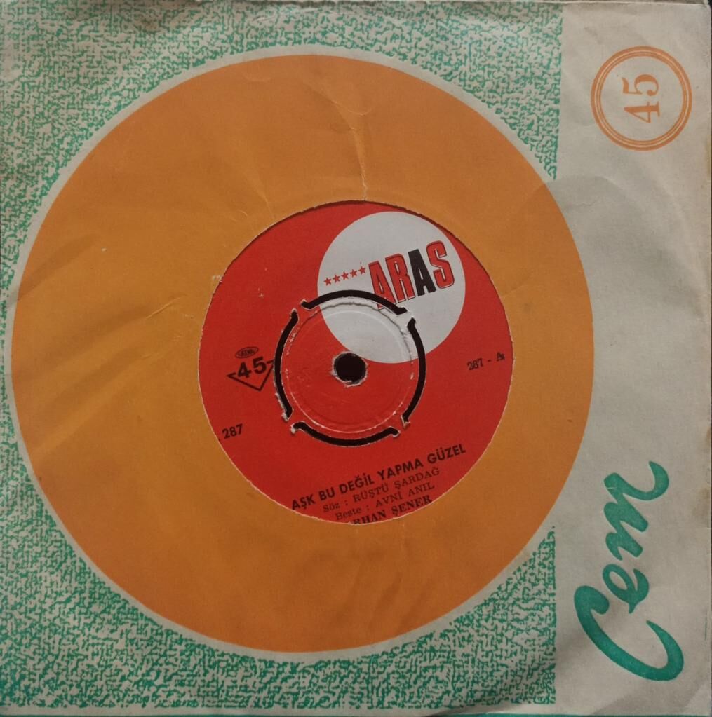 Orhan Şener – Aşk Bu Değil Yapma Güzel / Ne Gözlerinin Yeşili Ne Saçlarının Sarısı 45'lik