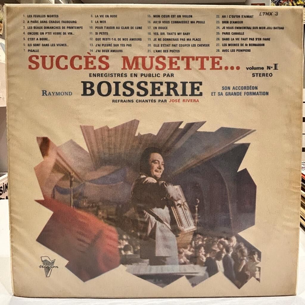 Raymond Boisserie Son Accordéon Et Son Orchestre* – Succès Musette 70LER BASKI LP