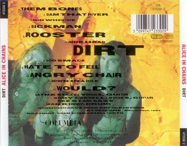 DİKKAT CD !!! Alice In Chains – Dirt CD