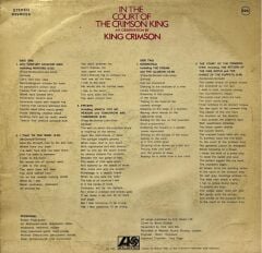 King Crimson ‎– In The Court Of The Crimson King An Observation By King Crimson Epitaph LP