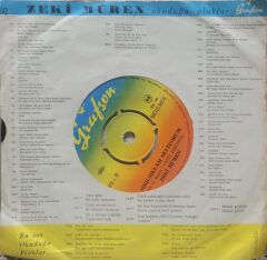 Zeki Müren – Sabır Taşı / Sırılsıklam Seviyorum 45'lik