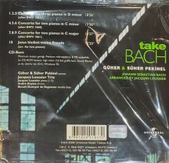 DİKKAT CD !!! Güher & Süher Pekinel & Jacques Loussier Trio – Take Bach CD