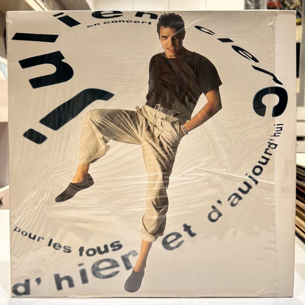 Julien Clerc ‎– En Concert - Pour Les Fous D'Hier Et D'Aujourd'hui 1988 BASKI LP