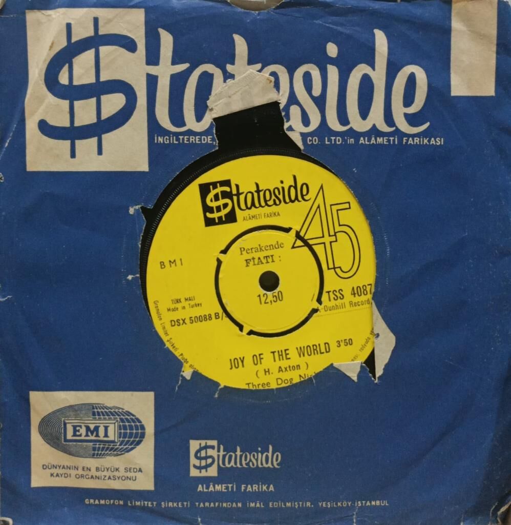 Three Dog Night – Liar / Joy Of The World 45'lik