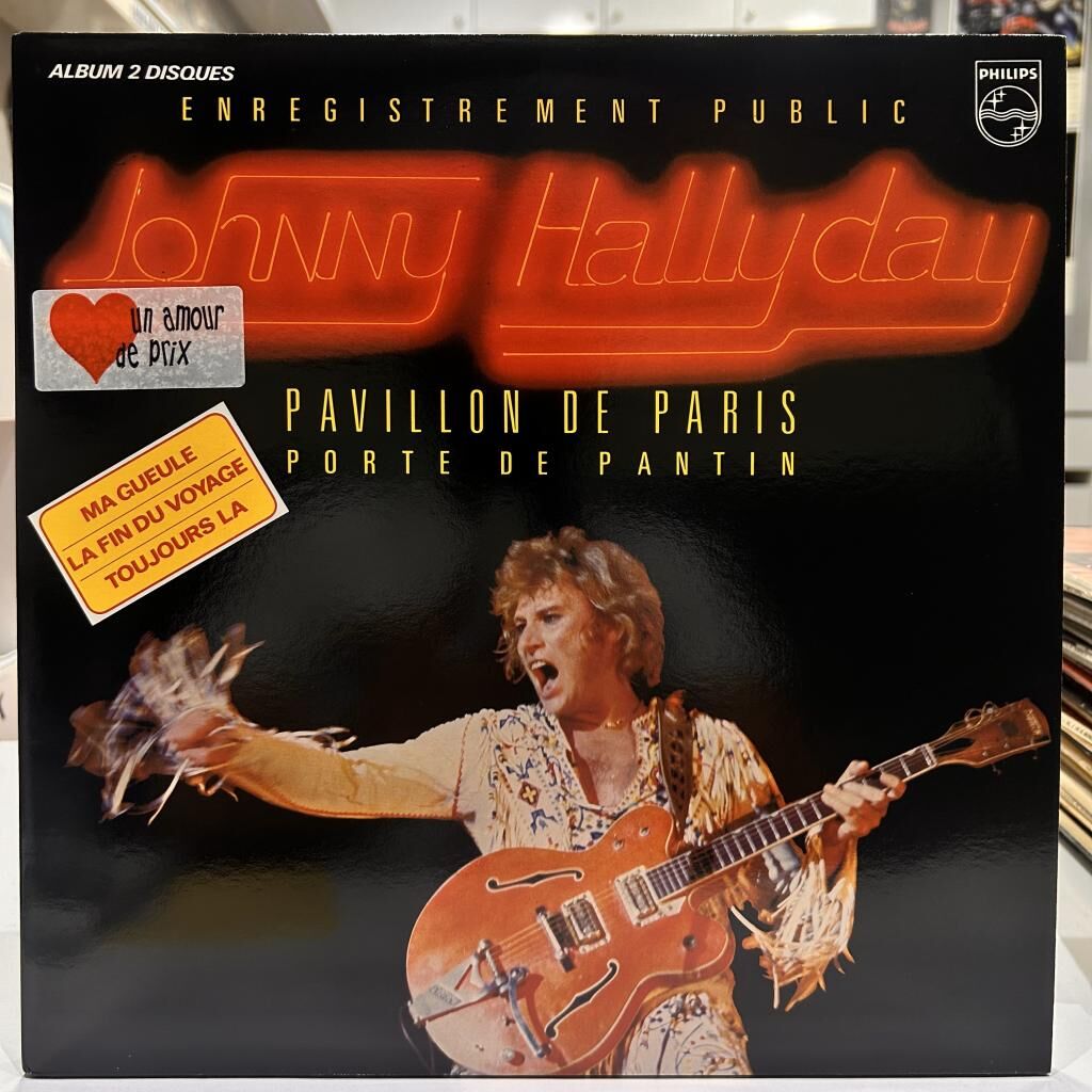 Johnny Hallyday ‎– Pavillon De Paris 1979 FRANSA BASKI LP