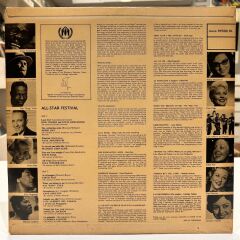 All-Star Festival - Louis Armstrong,Doris Day,Ella Fitzgerald,Edith Piaf,Nat ''King'' Cole,Mahalia Jackson ve diğer efsaneler 1963 BASKI LP