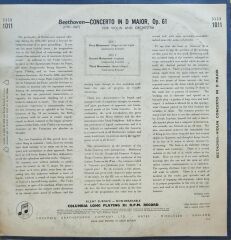 Beethoven - Zino Francescatti, Eugene Ormandy, The Philadelphia Orchestra – Violin Concerto LP