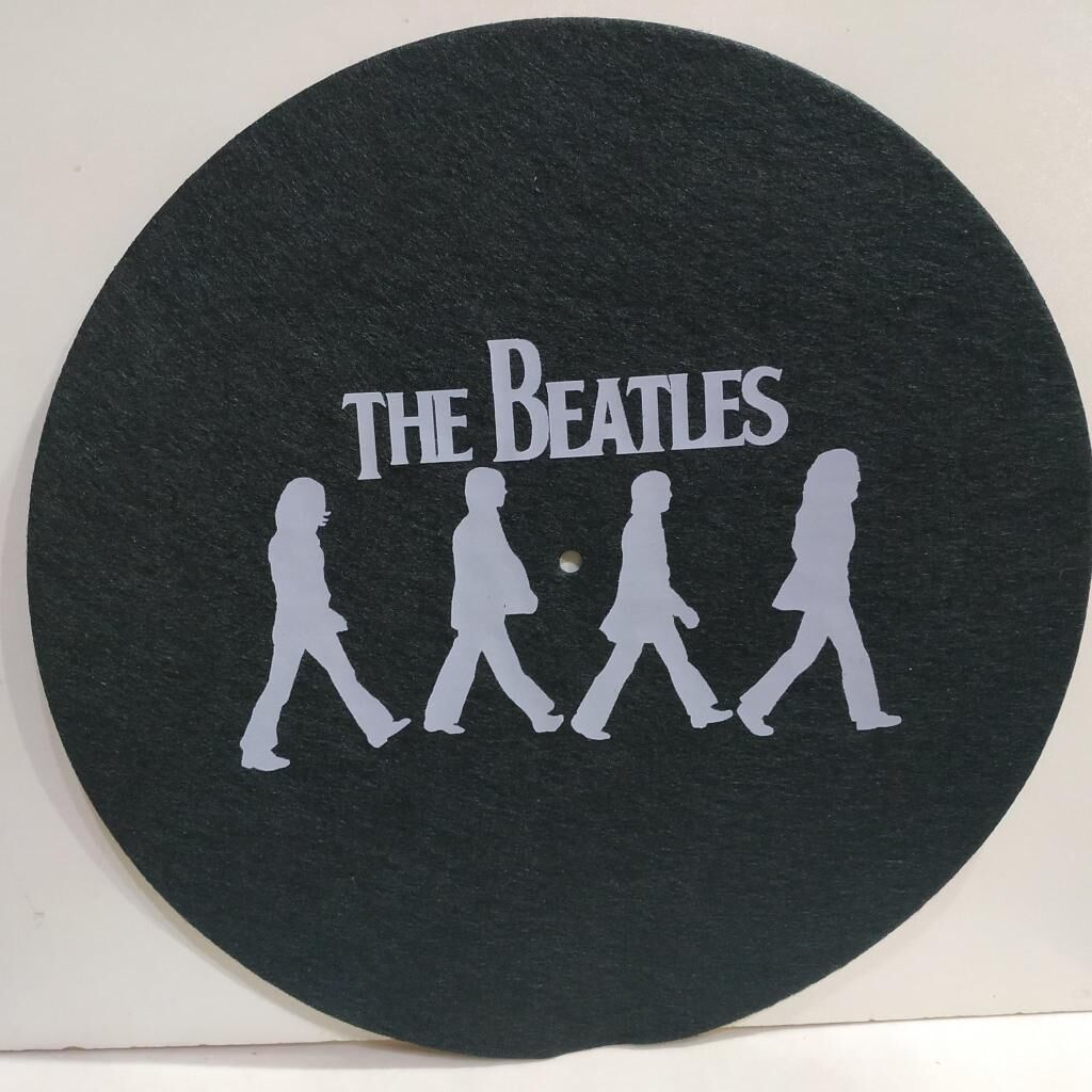 BEATLES BASKILI PİKAP MATI PİKAP KEÇESİ