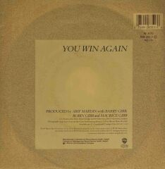 Bee Gees – You Win Again / Backtafunk 45'lik