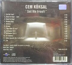 DİKKAT CD Cem Köksal – Set Me Free!! CD